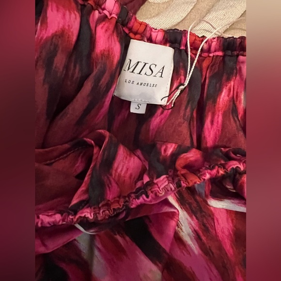 Misa Los Angeles top/bottom set NWT graziela top and pia pants small MSRP $560 - Picture 13 of 16